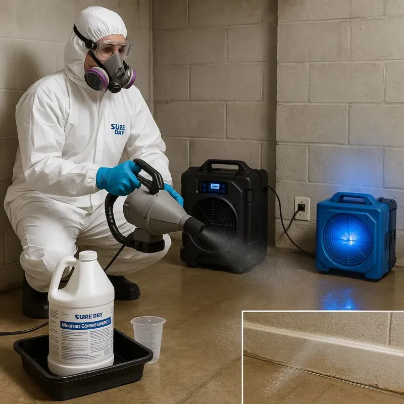 Sanitization and Odor Removal process in Greenhills, OH